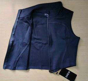 Zip-Up Crop Top With Track Suit