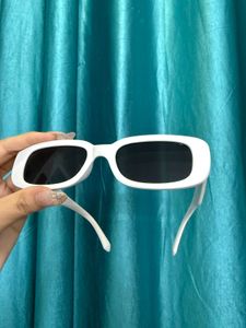 White Frame Sunglasses