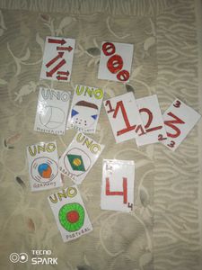 UNO. FLAG CARDS.