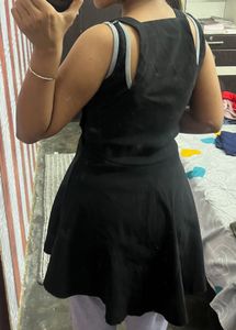 Black Dungaree Skirt Or Dress