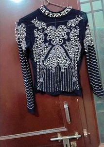 Elegant Embellished Top wore once