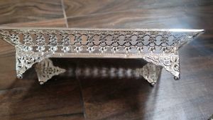 Vintage Silver Plated Vanity Tray Set