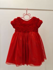 Red Rose Girls Dress