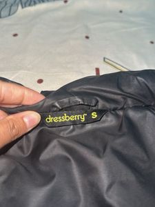 Stylish Black Quilted Jacket