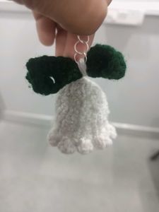 Lily of the Valley Crochet Keychain