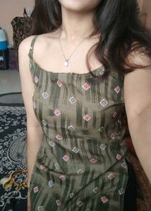 Floral Print Spaghetti Strap Top
