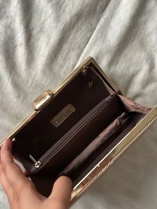 Elegant Gold Clutch