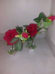 2 Piece- Artificial ROSE 🌹 PLANTS