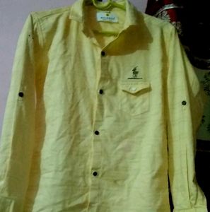Yellow Long Sleeve Button Down