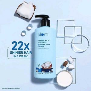 Plum Coconut Milk &amp; Peptides strength &amp; shine sham