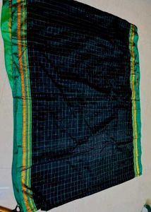 Black Colour Silk Saree
