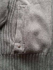 Stylish Gray Knit Jacket