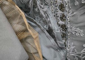 ✨Pakistani Heavy Embroidered Net Maxi Dress