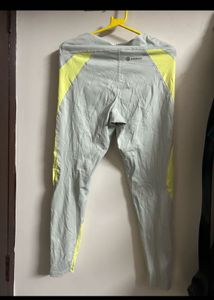 Adidas Grey &amp; Yellow Leggings
