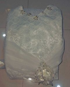 Elegant White flare frock