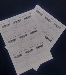 18 Shipping Labels (Black And White?)
