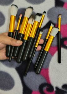 Makeup Brush Set - 10 Piece