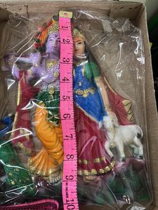 Radha Krishna Handicraft Frame - For Keys