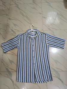 DEFENDER Striped half sleeve Shirt