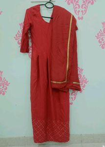 Stylum Women&#39;s Rayon Kurta with Dupatta Set