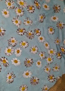 Cute Floral Cold Shoulder Top