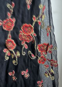 Floral Embroidered Slip Dress