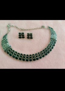 Silver Necklace Set