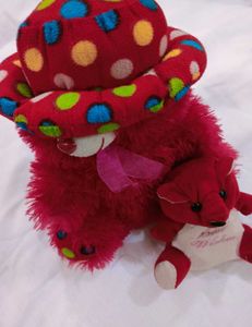 Soft Toy Teddy With Baby