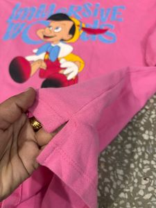 Pink Graphic T-Shirt