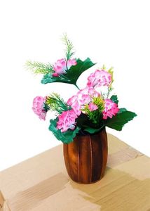 New Pink Floral Arrangement Flower With Pot