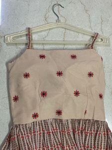 Flared boho kurta- Dress- Long jacket &amp; Dupatta
