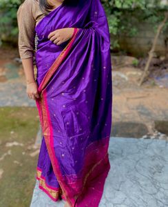 Elegant Purple Saree