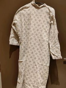 Floral Embroidered Cotton Suit