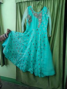 Partywear Embroidered Gown