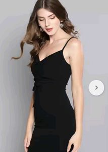 Sexy Black Dress With Adjustable Cleavage