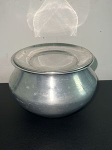 Vintage Aluminium Cooking Pot with Lid