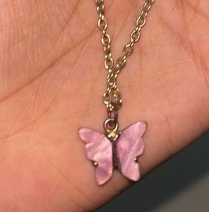 Butterfly Pendant Necklace