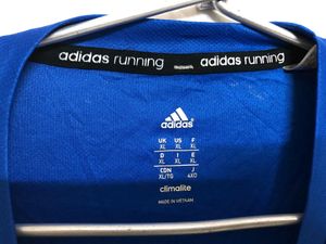 Adidas Running Blue Long Sleeve T Shirt