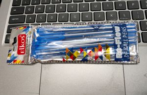 Elkos Shine Ball Pen 5pcs (Blue)