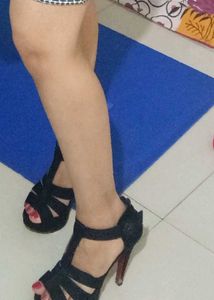 5 Inch Women Black Heel Stilettos