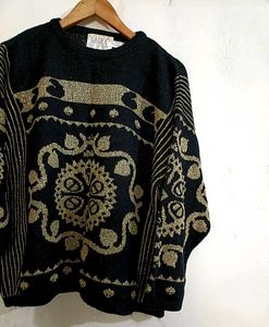 Vintage Patterned Sweater
