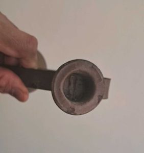 Vintage Iron Metal Candle Stand.