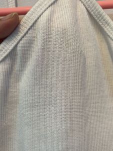 White Halter Neck Top