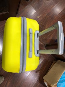 Yellow Hardshell Carry-On Suitcase