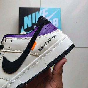 Nike Dunk Low Off-White Purple Sneakers
