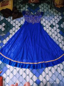 Anarkali Kurta With Pant And Shawl