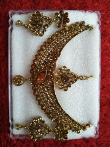Golden Colour Necklace Set