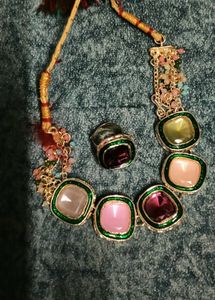 Statement Necklace &amp; Earring Set