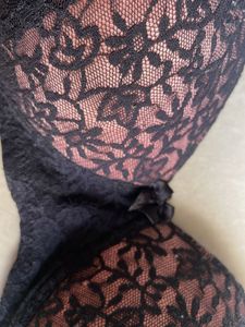 Black Lace Bra