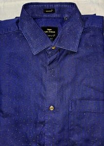 Park Avenue Blue Checkered Shirt